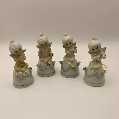 Buy Four Miniature Bone China Angel Bells • 7.50£
