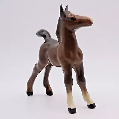 Buy Beswick Small Brown Arab Foal  Oval Beswick England Stamp Good Condition • 15.99£