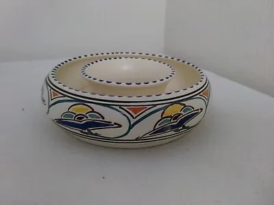 Buy Vintage Honiton, Devon  Pottery Posy Ring - Hand Painted - Art Deco • 4.50£