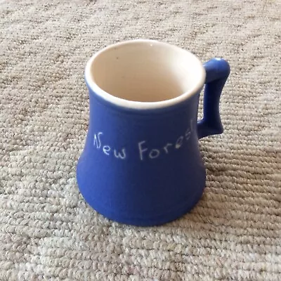 Buy Vintage Blue Devon Ware Pottery Small Mug - New Forest Souvenir • 2£