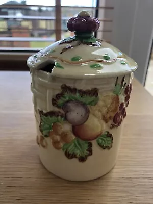 Buy A J Wilkinson Royal Staffordshire Pottery Jam Preserve Pot 1950’s • 5£