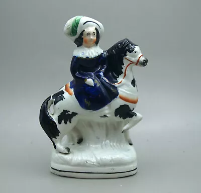 Buy STAFFORDSHIRE C1850 ROYAL CHILD On HORSEBACK Horse FLATBACK Figurine • 9.99£