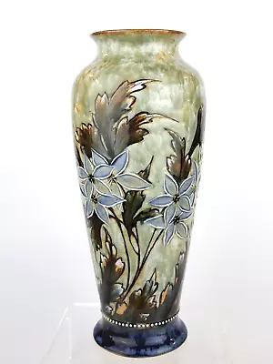 Buy A Beautiful Doulton Lambeth Art Nouveau Vase By Eliza Simmance. #2 • 265£