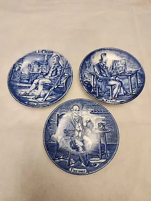 Buy Lot Of 3 Old Chelsea Furnivals 4  Coasters England China • 7.60£