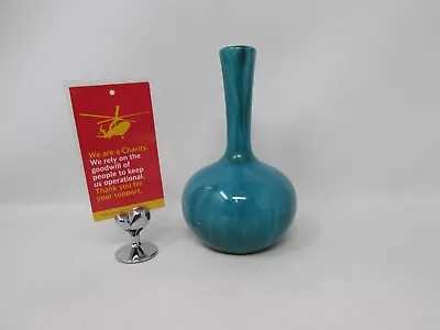 Buy Anglia Pottery Bud Vase AP101 Blue Green    15cm                              D9 • 5.95£