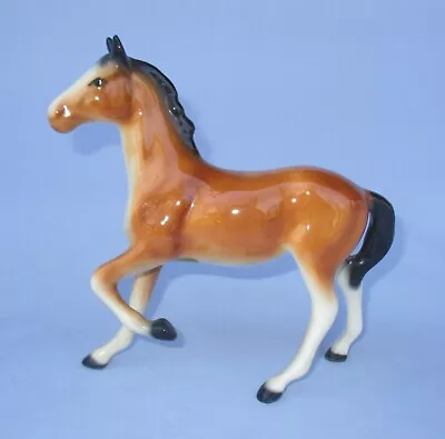 Buy Vintage Ceramic Horse Robert Simmons Glossy Light Bay Beswick Copy? Sticker • 23.15£
