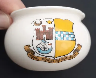 Buy Goss Crested China - ROYAL BURGH OF ROTHESAY Crest - Musselburgh Bowl • 6£