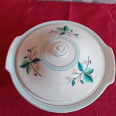 Buy Bristol Pottery , Casserole Dishes With Bluey/Green Leaves On Stems, Elegant    • 22£