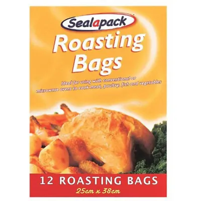 Buy 12x Oven Roasting Bags 25cm X 38cm For Cooking Chicken Meat Vegetables Microwave • 2.09£