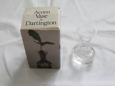 Buy Dartington Glass Vintage 1983 Tiny Round Acorn Vase In Original Box VGC • 9.99£