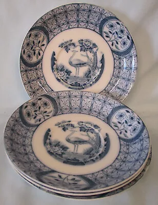Buy Johnson Brothers Gray Blue Mongolia Saucers, Set Of 4 • 11.36£
