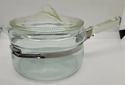Buy Vintage Glass Pyrex 6322-B Flame Ware Pot With Cover  • 19.16£
