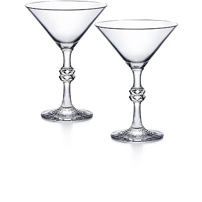 Buy Baccarat Crystal Jcb Passion Martini Glass Pair #2813132 Brand Nib Save$$ F/sh • 651.47£