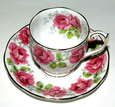 Buy Lady Alexander Rose Fine Bone Bell China Tea Cup With Saucer Made In England • 13.72£