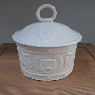 Buy Hartley Greens & Co Leeds Pottery Storage Jar Creamware Lidded Twisted Handle • 34.99£