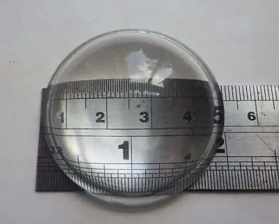 Buy Vintage Glass Convex Magnifier Lense - Paperweight Blank Etc • 3.99£