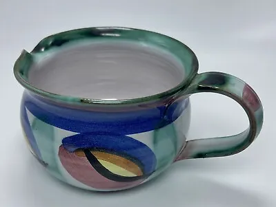 Buy Tintagel Pottery Cornwall Dragons Eye Milk Cream Jug Hand Painted 6 Cm By 8 Cm • 8.99£