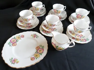 Buy Vintage English Bone China Afternoon Tea Set Cups And Saucers Plates Milk Jug • 18£