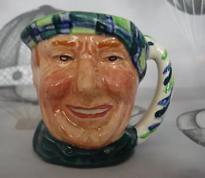 Buy Sandland Ware Character Head Wearing A Green Scarf And A Blue Green Plaid. • 11.95£