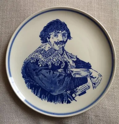 Buy Vintage Delfts Blauw Royal G Blue White Handpainted Holland Plate 6.5 Inches • 5£