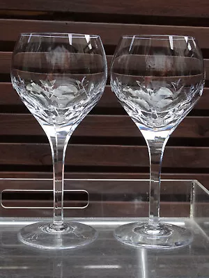 Buy Stuart Crystal Manhattan Style Large Water Goblet Wine Glasses Rare 8 3/4  • 79£