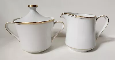 Buy Vintage Crown Empire Fine China Creamer And Sugar Bowl Set • 11.33£
