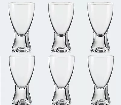 Buy Bohemia Crystal 200ml Glasses X6 BRAND NEW • 8.49£