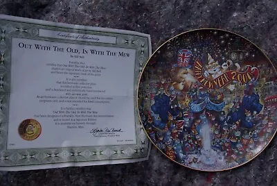 Buy Franklin Mint Out With Old,  Bill Bell Collectors Plate, With Certificate • 9£
