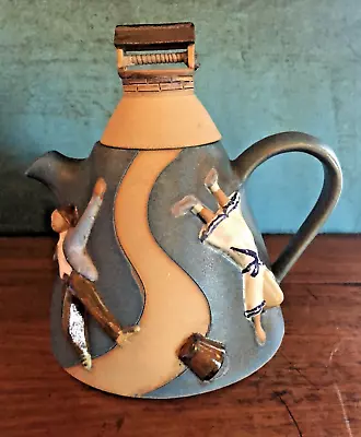 Buy Collectible J & G Morten Pottery Jack And Jill Teapot • 23£