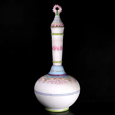 Buy Jean Gille French Porcelain Bottle Vase And Cover Biscuit Exhibition Piece 1850 • 320£