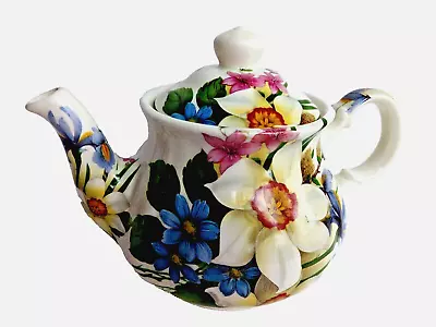 Buy Vintage Sadler Made In England Floral Cottagecore Garden Flowers Tea Pot • 49.96£