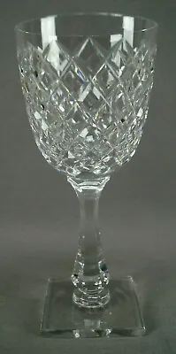 Buy Hawkes Delft Diamond Pattern Clear Cut Crystal 7 3/4 Inch Water Goblet • 48.66£