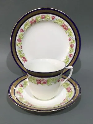 Buy Vintage Adderley Bone China Tea Cup, Saucer & Plate Trio • 9.95£