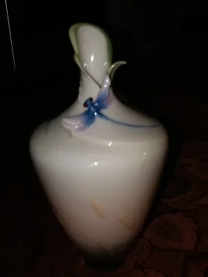 Buy Vintage Franz Porcelain Dragonfly Vase. Free UK P&P • 34.99£