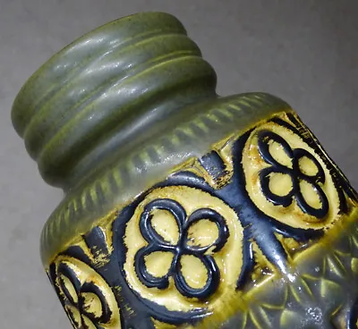 Buy Vintage WEST GERMAN POTTERY Retro Vase MID-CENTURY MODERN Fat Lava By SCHEURICH • 71.99£
