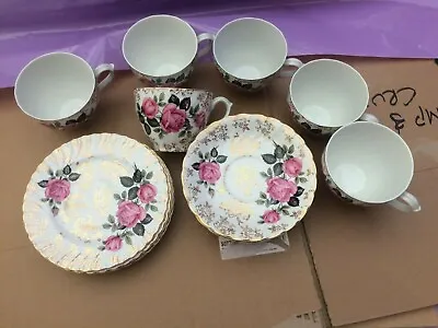 Buy Vintage Art Deco Burleigh Ware Athlone Coffee / Tea Cups And Saucers And Plates • 18£