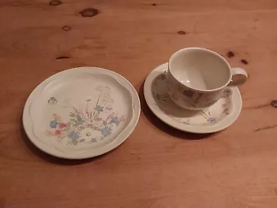 Buy Poole Pottery “ Springtime “ Tea Cup, Saucer & Plate Trio • 4.99£