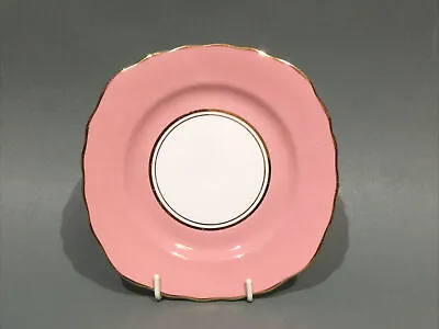 Buy Colclough Bone China “ Ballet “ Harlequin Pink Tea Plate • 6.95£