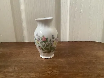 Buy Vintage Aynsley Fine Bone China Wild Tudor Flower Vase • 2.25£