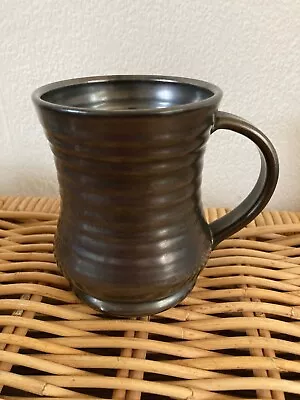 Buy Prinknash Pottery Mug Black Lustre Ware Perfect Condition • 10£