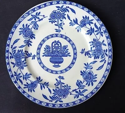 Buy Stanley Pottery  Blue & White  Delph  9  Dessert Plate C. 1910 • 12£