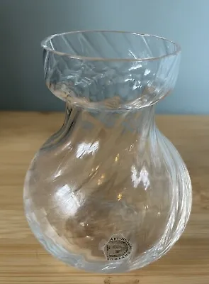 Buy DARTINGTON GLASS RIPPLE  Vase Or Candle Holder • 5£