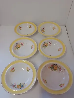 Buy BURLEIGH WARE BURGESS&LEIGH WINDSOR Pattern X6 Fruit Dishes • 9£