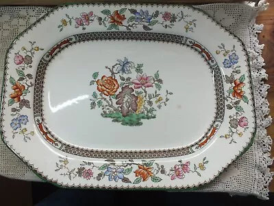 Buy Vintage Spode China Rose Pattern Serving Dish 13 X 9 Inch. • 15.99£