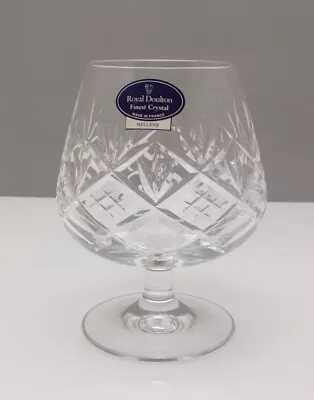 Buy Royal Doulton Crystal Hellene Cut Brandy Glass 4 3/4  12.1 Cm Tall  • 18.99£