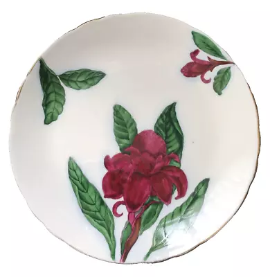 Buy Plate Tuscan Fine English Bone China Hawaiian Flowers No C 9464 Free Postage • 28.95£
