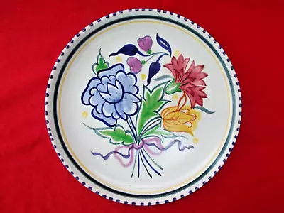 Buy Poole Pottery Vintage Hand Painted Dinner Plate 21cm • 7.99£