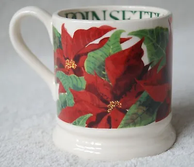 Buy Emma Bridgewater Flowers Poinsettia  1/2 Pint Mug 100% Stoneware • 19.50£