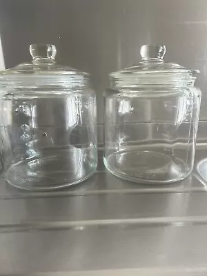 Buy Large Glass Pots With Lids • 12£