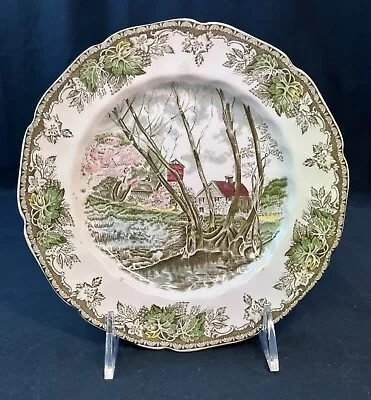 Buy Johnson Bros THE FRIENDLY VILLAGE Salad Plate WILLOW BY THE BROOK 7 3/4 (KMT) • 11.34£